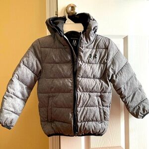 Under Armour cold gear boy front zipper with hoodie jacket.